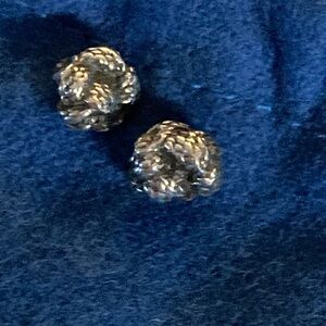 Mignon Faget Tiny Knot Stud earrings * Sterling